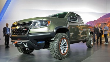 The Chevrolet Colorado ZR2 at the Los Angeles Auto Show.