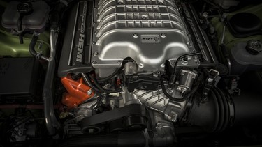 The Dodge Challenger Hellcat's 6.2-litre V8 is among Ward's 10 Best Engines of 2014.