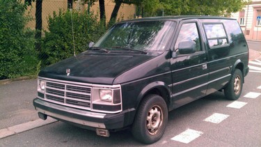 1990 Dodge Mini Ram Van.