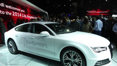 Audi A7 Sportback h-tron quattro — a hydrogen/electric hybrid.