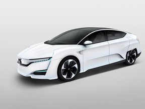 Honda's hydrogen-powered FCV sedan.