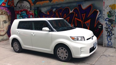 The 2014 Scion xB's boxiness gives it more versatility.
