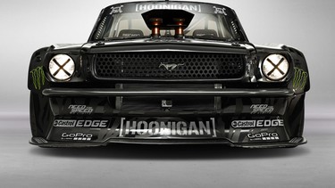 Ken Block's 1965 Ford Mustang Fastback, known as the Hoonicorn RTR.