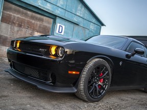 The 2015 Dodge Challenger SRT Hellcat pays homage to its history, but is a throughly modern sports car.