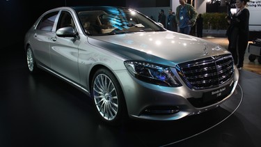 Mercedes-Maybach S 600 at the Los Angeles Auto Show.