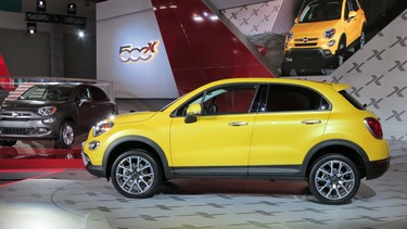 The Fiat 500X at the Los Angeles Auto Show.