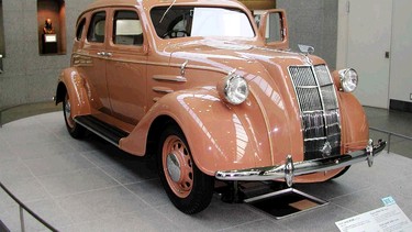 The Toyoda family’s first car and its first engine — a cloned Chevrolet in-line, overhead valve six — rolled off the production line in 1934-35.