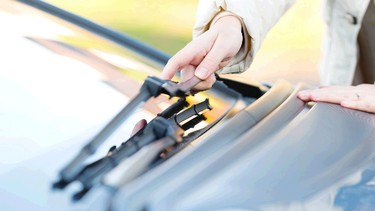 Windshield wipers must work properly during the winter.