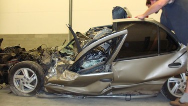 Looking at photos of the Sunfire it’s hard to believe Bethany and her boyfriend survived.
