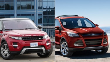 The Range Rover Evoque and Ford Escape seem to have very little in common, but you'd be surprised how much ties them together.