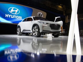 Hyundai Intrado concept at the Montreal International Auto Show.