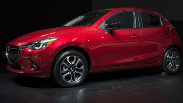 2016 Mazda2 at the Montreal International Auto Show.