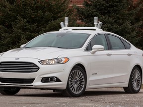Ford CEO Mark Fields says we'll see autonomous cars on public roads in five years.