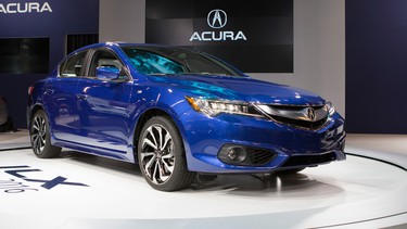 2016 Acura ILX at the Montreal International Auto Show.