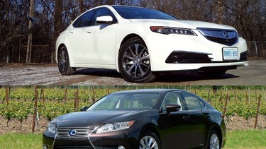 2015 Acura TLX vs. 2015 Lexus ES