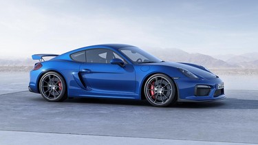 The Porsche Cayman GT4.