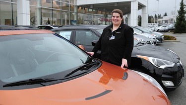 Crystal Robinson is a top-rated service advisor at a Surrey Hyundai dealership.