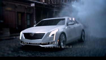 The Cadillac CT6, teased here in the automaker's new series of TV commercials, will also debut a new family of V6 engines.