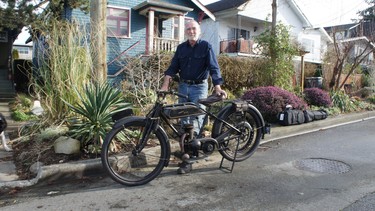 Terry Frounfelker says buying the 1926 Paragon Villiers motorcycle stored for 83 years was like winning the lottery .