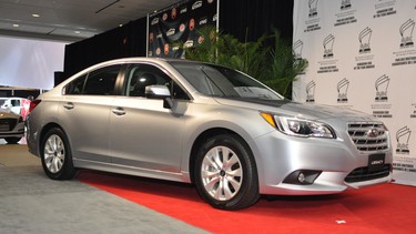 The 2015 Subaru Legacy was named the Canadian Car of the Year for 2015 at this year's Canadian International Auto Show.