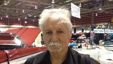 For 30 years Calgary's Les Edwards has helped compile a list of automotive events in the Northwest Cruise Calendar. He is seen here at the World of Wheels display in the BMO Centre, Stampede Park.