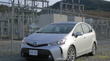 The Toyota Prius V is the largest member of the Prius family.