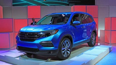 The 2016 Honda Pilot made its world debut at the recent Chicago Auto Show and will be on the convention centre's floor during the Vancouver show.