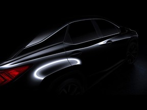 Your first look at the 2016 Lexus RX.