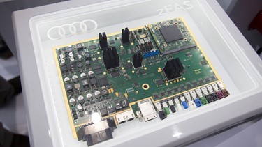 Audi says this device would provide enough computing power to safely pilot a self-driving car.