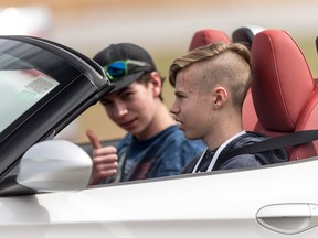 Teens learn the ropes at the BMW Performance Center Teen Driving School at the BMW Performance Center in Greer, South Carolina on March 20 to 22, 2015.