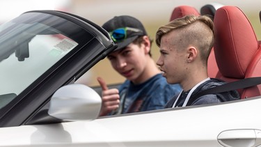 Teens learn the ropes at the BMW Performance Center Teen Driving School at the BMW Performance Center in Greer, South Carolina on March 20 to 22, 2015.