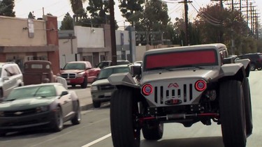 What is this? A post apocalyptic Jeep rover?