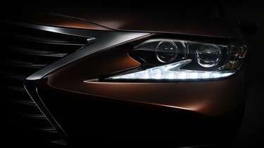 The new Lexus ES will be unveiled in Shanghai.