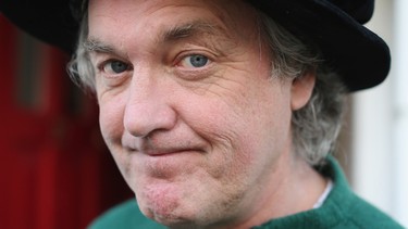 James May poses for a photograph outside his home on March 25, 2015 in Hammersmith, London, England. May has announced he will no longer be a part of Top Gear unless Jeremy Clarkson returns.