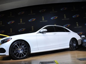The Mercedes-Benz C-Class wins the World Car of the Year Award in New York.