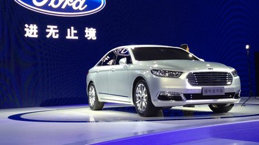 Ford Taurus unveiled in Shanghai.