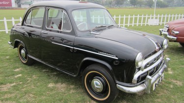 This 1954 Hindustan Landmaster is the predecessor to the famous Ambassador, based on the British Series I Morris Oxford.