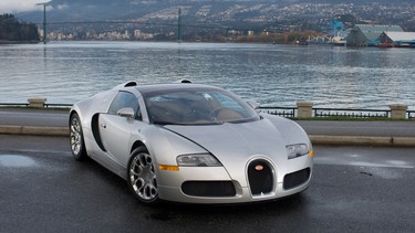 The Bugatti Veyron is a truly exotic car — only 450 were ever made.