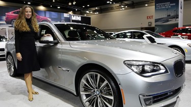 BMW Group design specialist Alexandra "Sandy" McGill loves the challenges that come with working with VIP clientele looking to create their dream automobiles like the BMW 7-Series on display at the recent Vancouver International Auto Show.