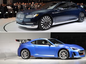 The Lincoln Continental and Subaru BRZ STI Performance headline this year's concepts at the New York International Auto Show.
