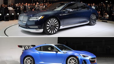 The Lincoln Continental and Subaru BRZ STI Performance headline this year's concepts at the New York International Auto Show.