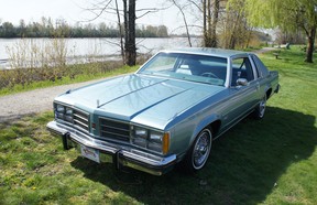 The imposing front end of Nahar Sidhu’s restored 1978 Oldsmobile Delta 88 Royale Sport Coupe.