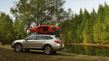 The rugged Subaru Outback is an obvious choice for the summer sports enthusiast.