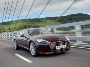 Aston Martin is looking into developing an electric Rapide.