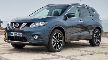 The hybrid version of the Nissan X-Trail, badged in North America as the Rogue, will be the first model to usher in standard automatic braking across the lineup.