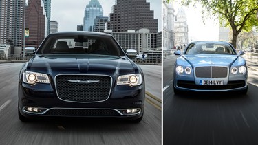 It may seem far-fetched, but the Chrysler 300 and Bentley Flying Spur have a surprising amount in common.