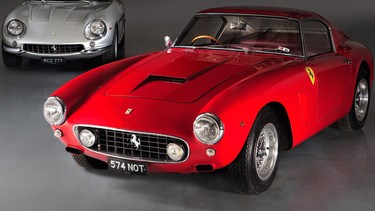 These two vintage Ferraris will be going up for auction later this year, benefitting a British charity.
