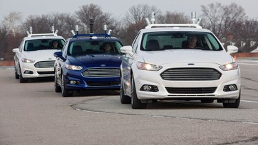 Ford's automated Fusion Hybrid research vehicles.