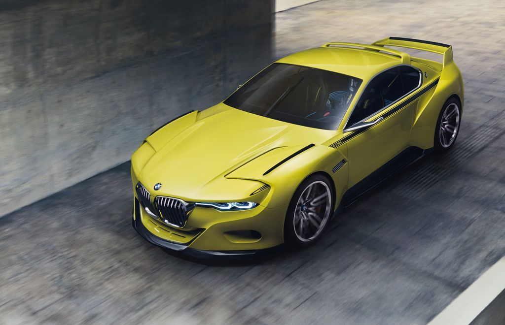 BMW revela salvaje, de inspiración retro.  concepto de CSL