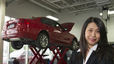 Doi Wong is the assistant service manager at Auto West BMW in Richmond. B.C.